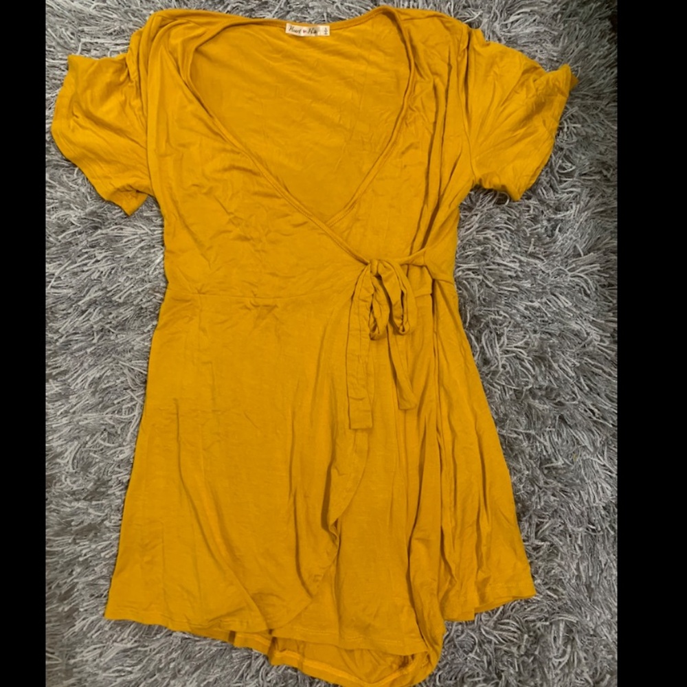 Yellow mustard romper